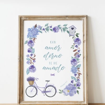 IMPRIMIBLE - Amor eterno (Lavanda)