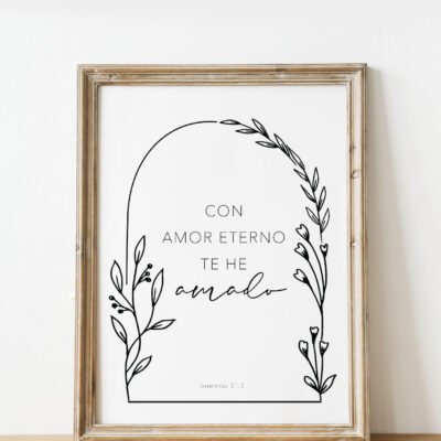 IMPRIMIBLE - Amor eterno (Negro)