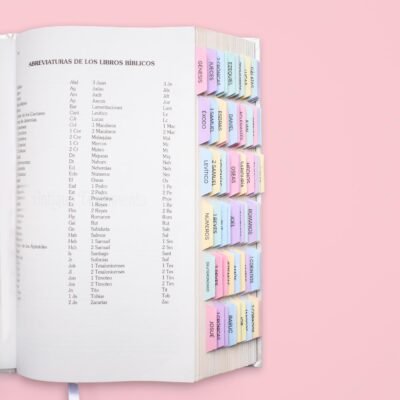 PESTAÑAS PARA BIBLIA CATÓLICA - Colores pastel