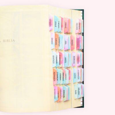 PESTAÑAS PARA BIBLIA CATÓLICA - Acuarelas