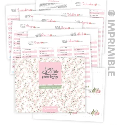 IMPRIMIBLE - Plan de Oración Bíblico 2025